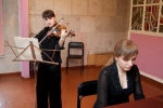 Марина Баранник (скрипка) та Олена Василенко (фортепіано)