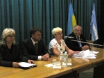 Президія (зліва направо: Л. Гетманець, С. Яременко, З. Климчук, Ю. Котенко)