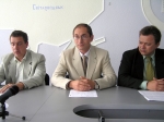 Зліва направо: Олександр Сич, Роман Петров, Володимир Михайлик