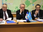 Президія заходу: Юрій Котенко, Іван Марон, Станіслав Марищенко (зліва направо)