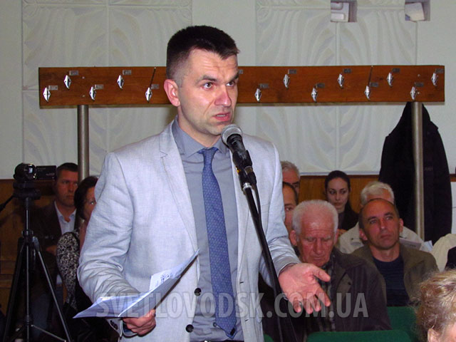 Леонід Пащенко: "Світловодська міська рада потребує молодої крові"