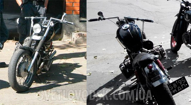 В Светловодске был угнан мотоцикл К-750