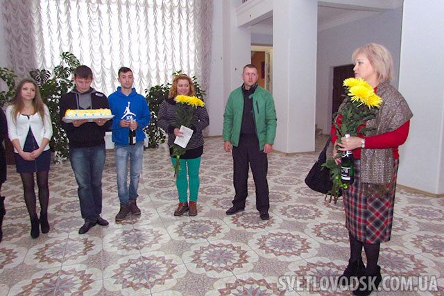 Колектив Світловодського міського Палацу культури приймав вітання з професійним святом