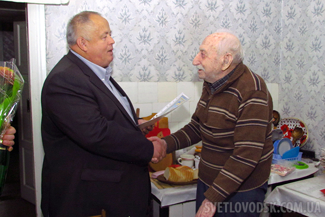 Борис Томашевський приймав вітання з нагоди 96-річчя