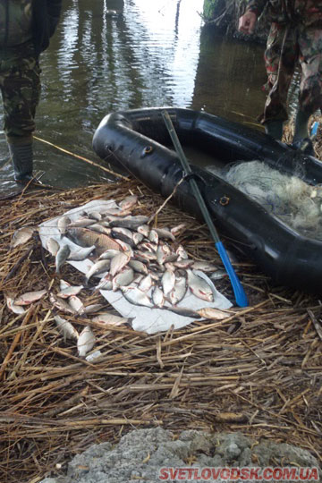 Браконьєри в районі «Капустів» наловили рибки на 6205 гривень