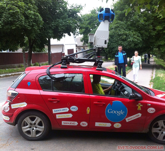 ФОТОФАКТ: Автомобіль Google у Світловодську