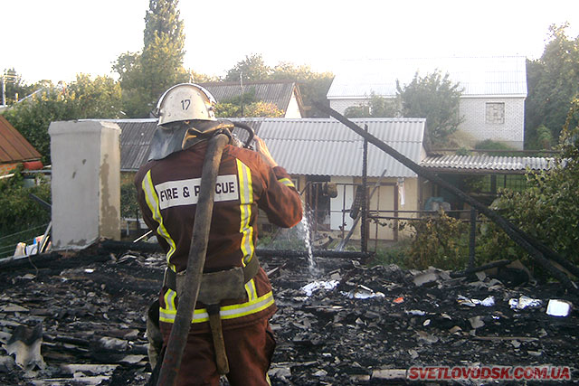 Вчора мало не згорів будинок на вулиці Миру у Світловодську