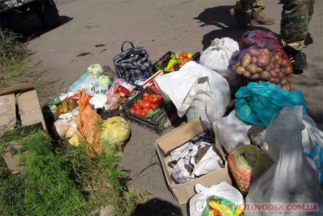 Волонтери Світловодська доставили в зону АТО продукти та необхідні речі