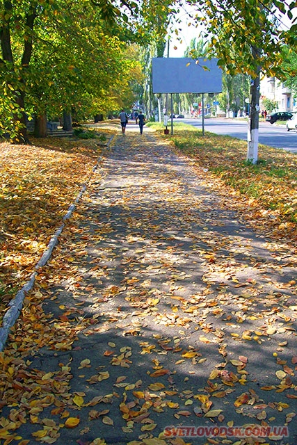 Листья желтые над городом кружатся