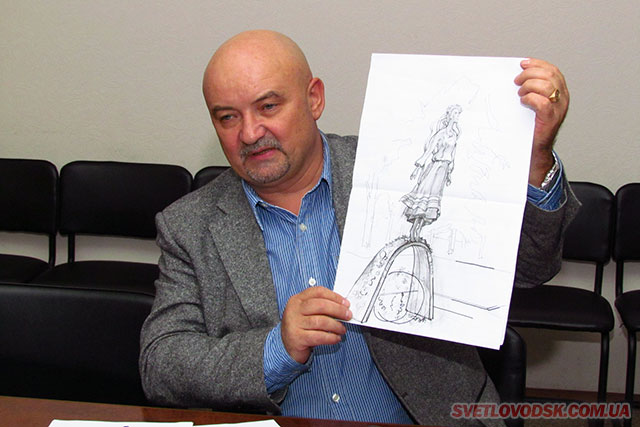 Валентин Козярчук планує виконати благоустрій Центральної площі Світловодська