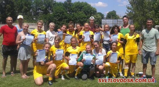 Збірна Кіровоградської області з жіночого футболу – друга в Україні