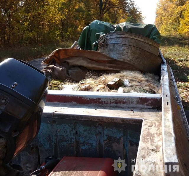Поліцейські Кіровоградщини спільно з водною поліцією Полтавської області викрили браконьєра