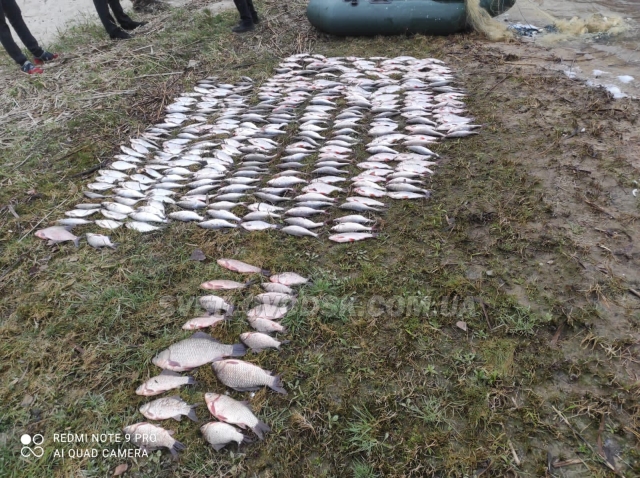 У Світловодську рибалка завдав шкоди рибному господарству на майже 329 тисяч гривень