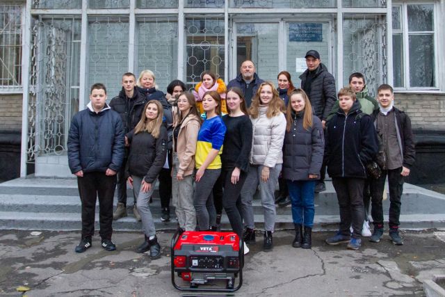 Захисники України подякували студентам Світловодського коледжу за допомогу