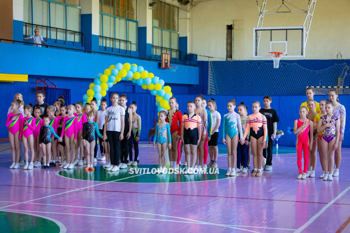 До Дня міста у Світловодську відбулися змагання зі спортивної аеробіки