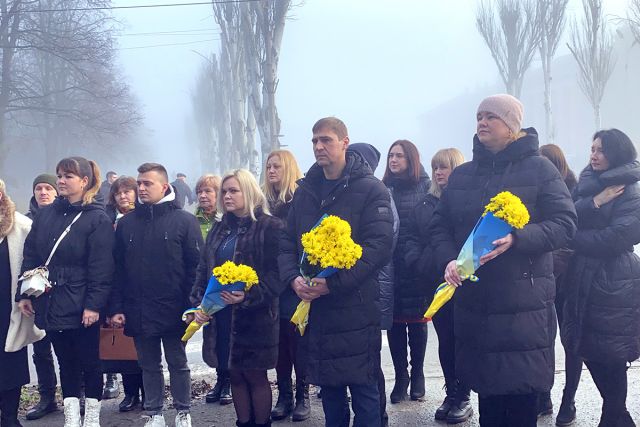 У Світловодську відбувся мітинг-реквієм пам’яті журналіста Вадима Бойка