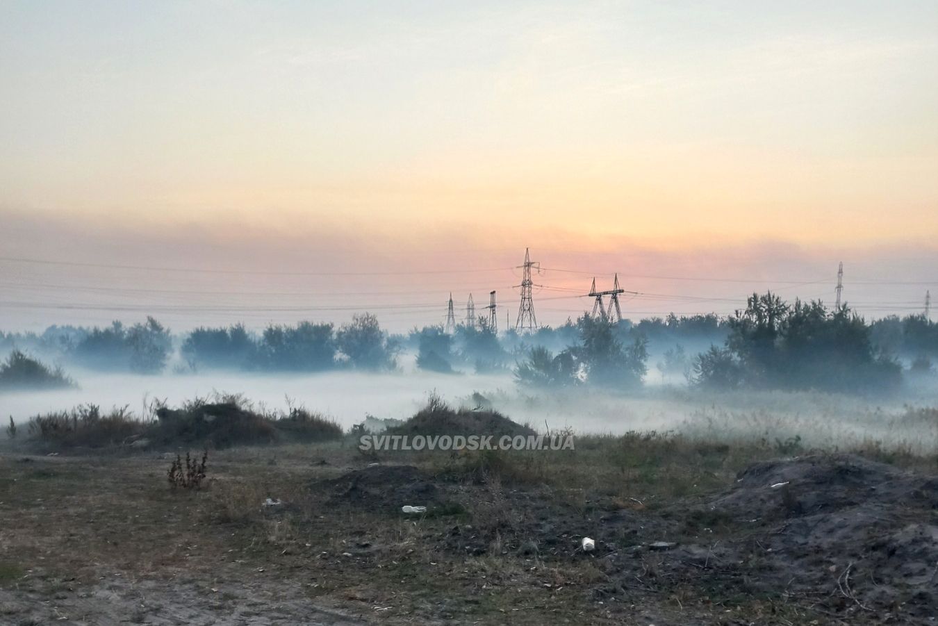 Пожежа у Світловодську: горять Дніпровські плавні