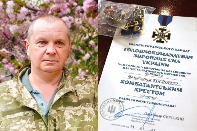 Володимира Костирю та Віталія Дядюру посмертно відзначено державними нагородами