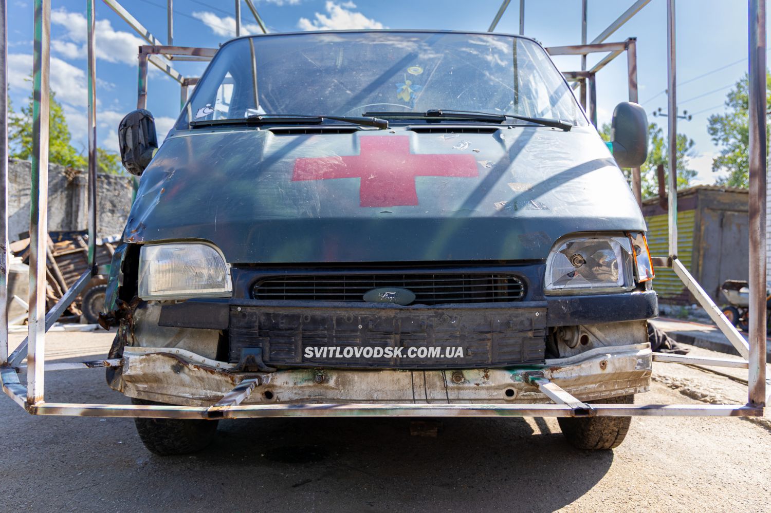 Волонтери зі Світловодська повернули до строю фронтовий евак побратима