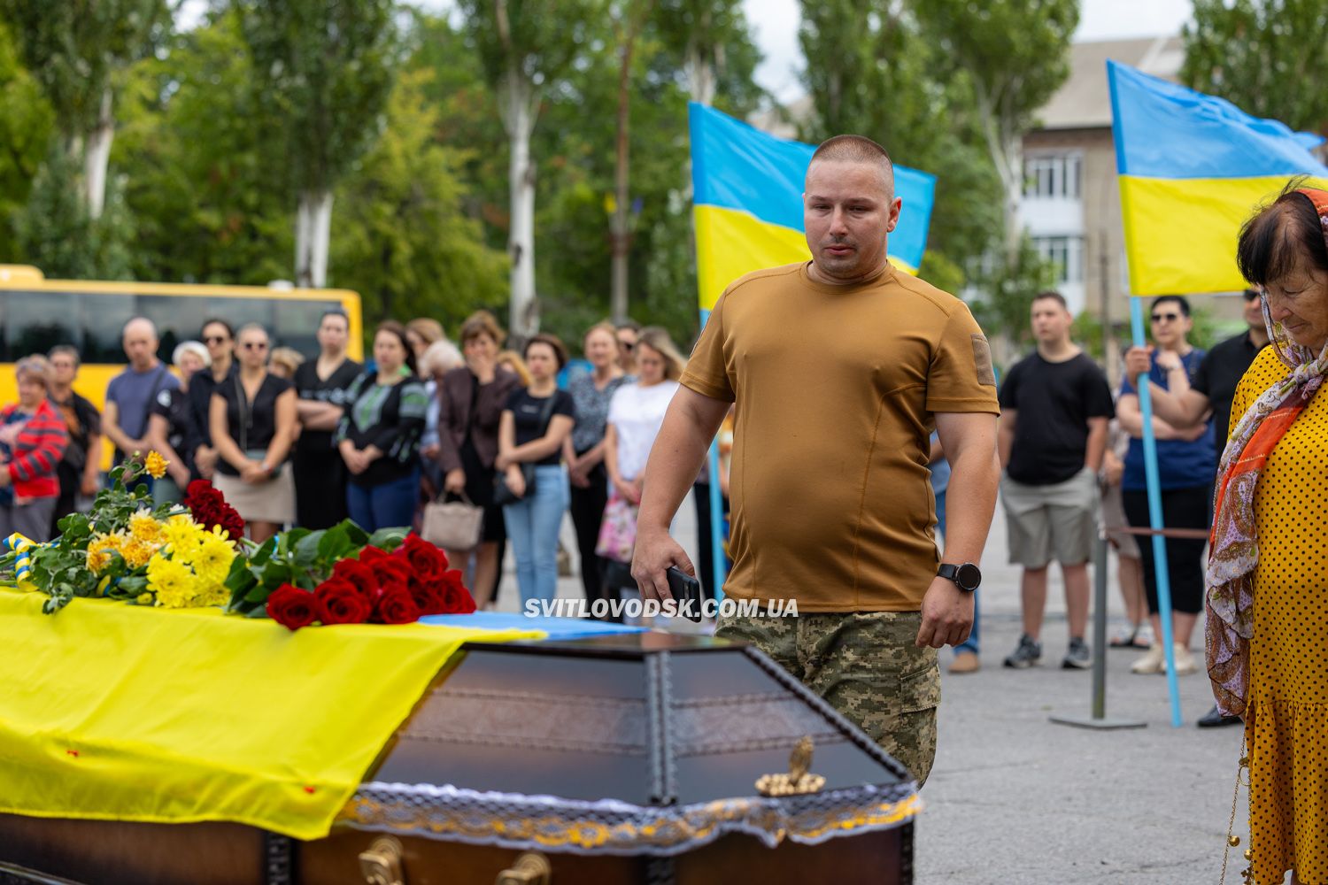 Світловодськ попрощався із загиблим воїном Сергієм Поліщуком