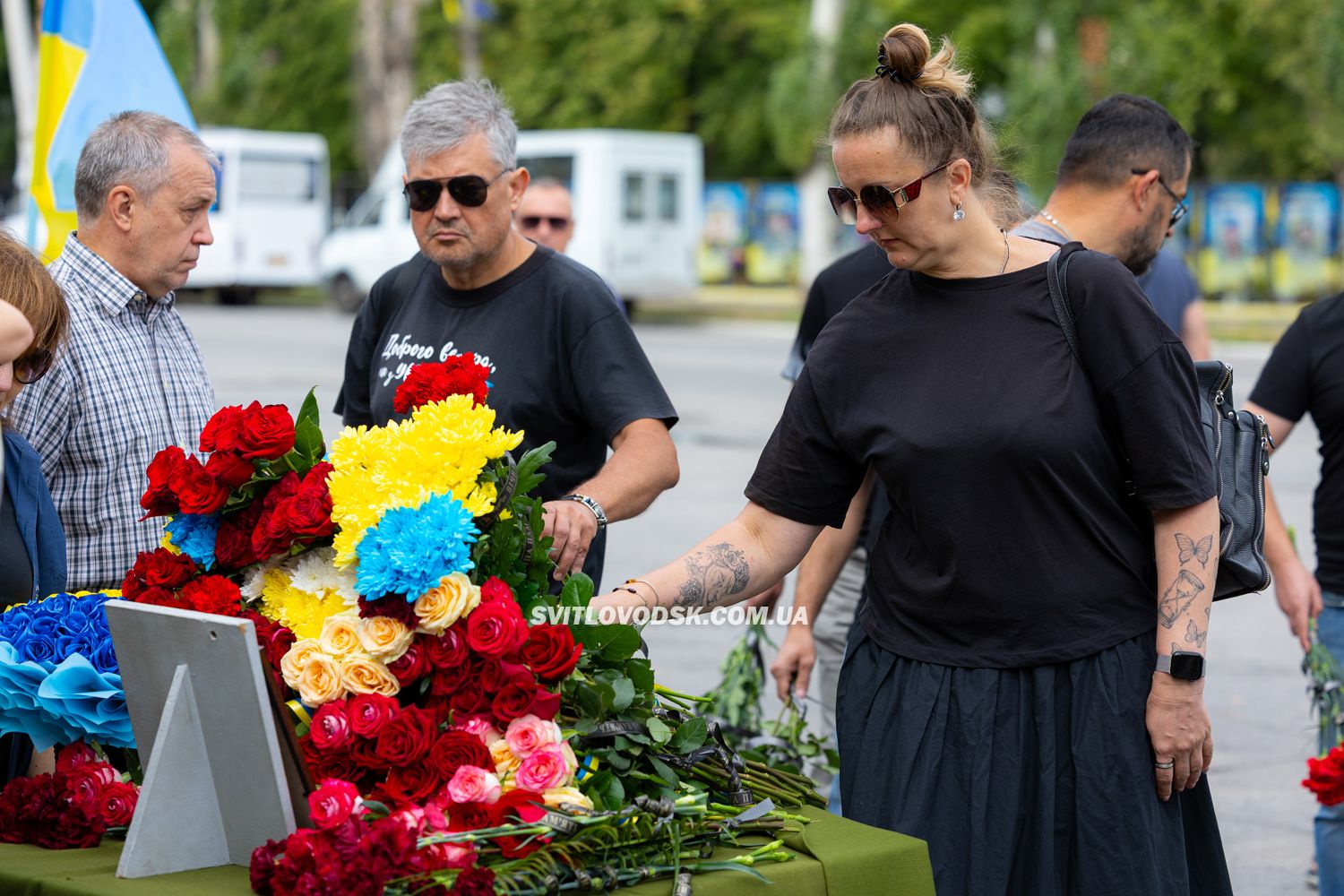Світловодськ попрощався із загиблим воїном Сергієм Поліщуком