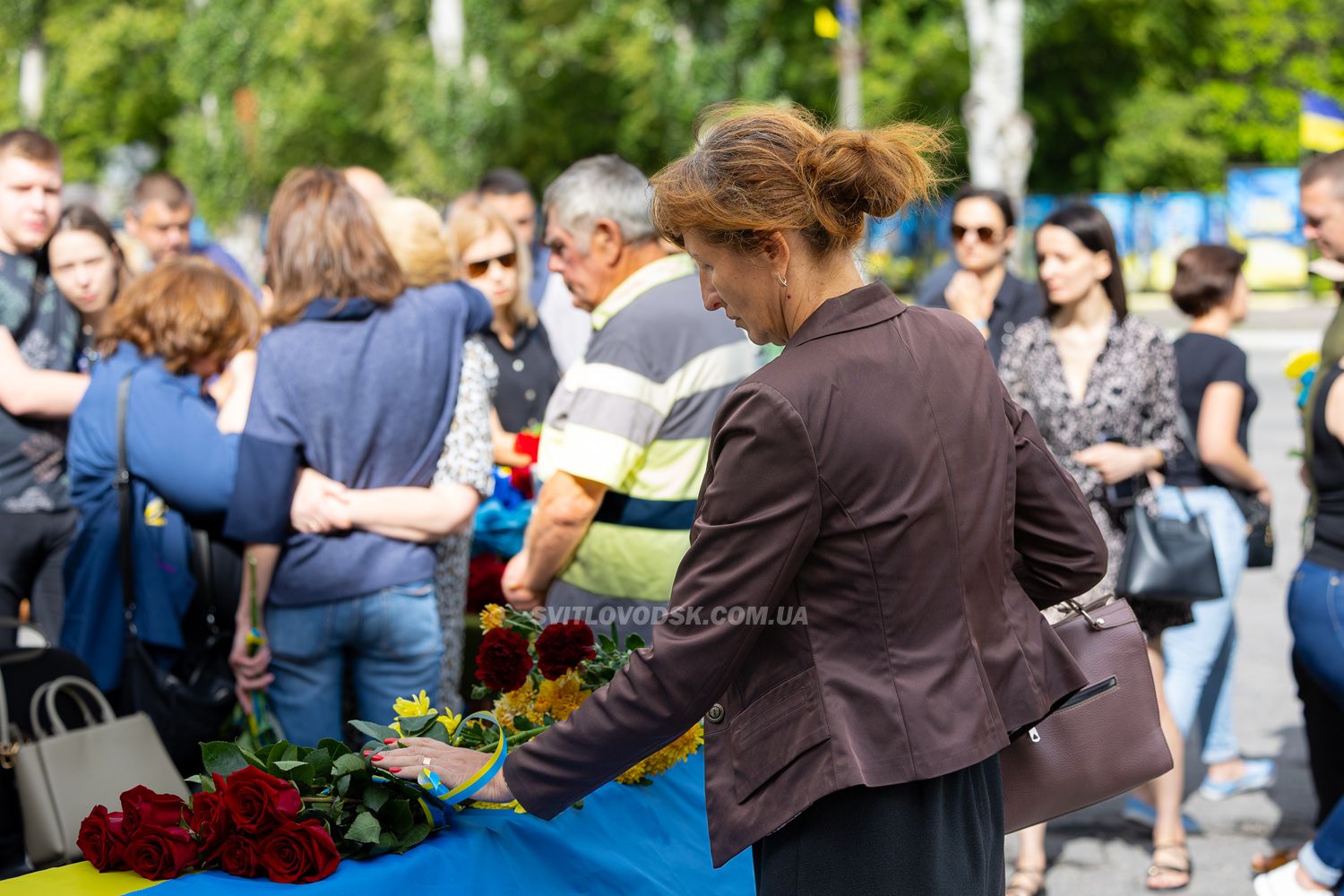 Світловодськ попрощався із загиблим воїном Сергієм Поліщуком