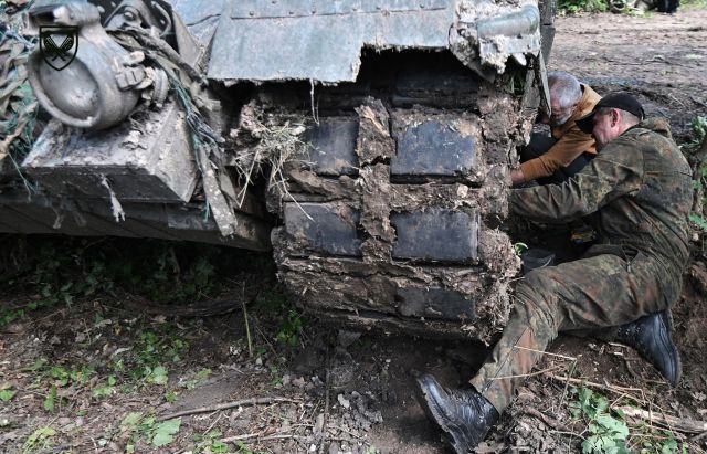 Леопарди 1А5 повернулися після бойових Леопарди 1А5 повернулися після бойових