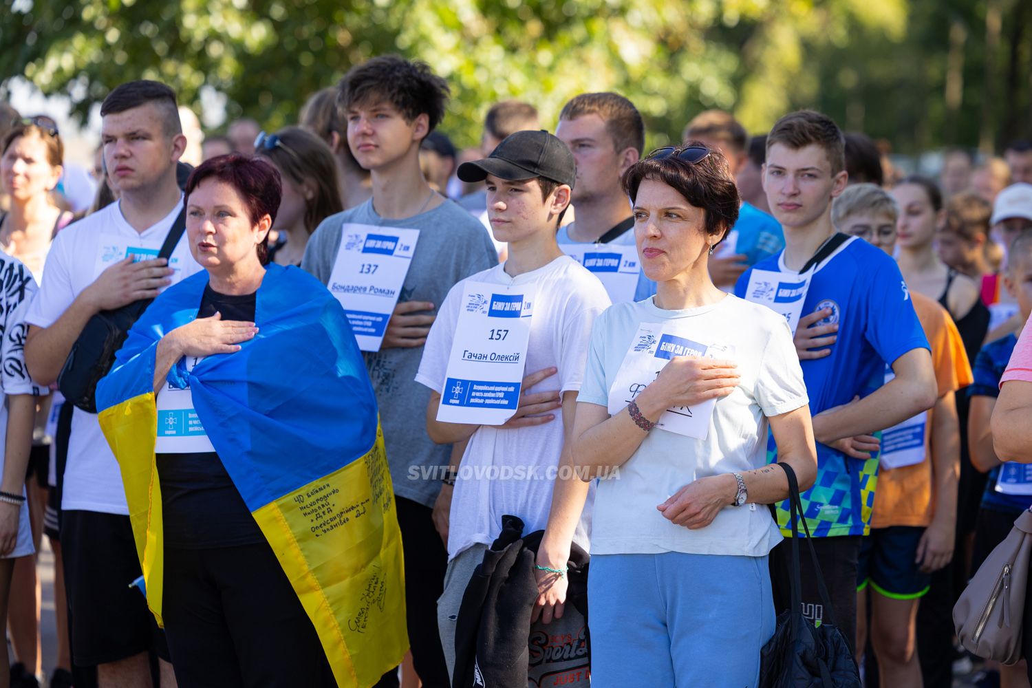 Понад 300 світловодців долучилися до забігу пам'яті загиблих героїв Понад 300 світловодців долучилися до забігу пам'яті загиблих героїв