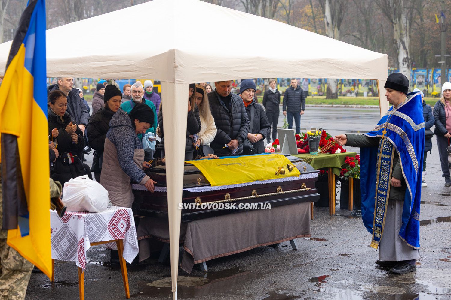 Світловодськ попрощався із загиблим захисником України Русланом Сорокою