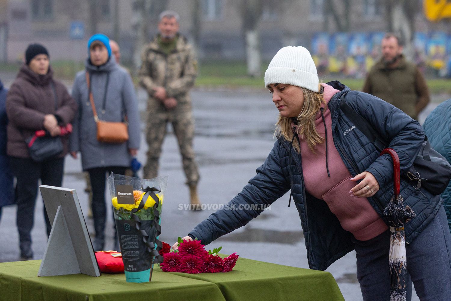 Світловодськ попрощався із загиблим захисником України Русланом Сорокою