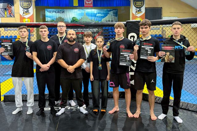 Світловодські бійці вибороли вісім медалей на відкритому чемпіонаті Черкаської області з ММА