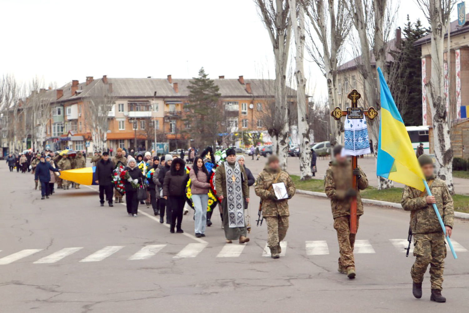 Світловодськ попрощався із полеглим захисником Юрієм Хлівним