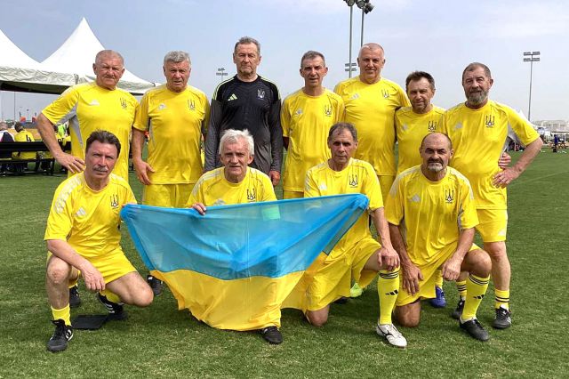 Збірна України 65+ стала чемпіоном футбольного турніру Open Masters Games 2026 в Абу-Дабі