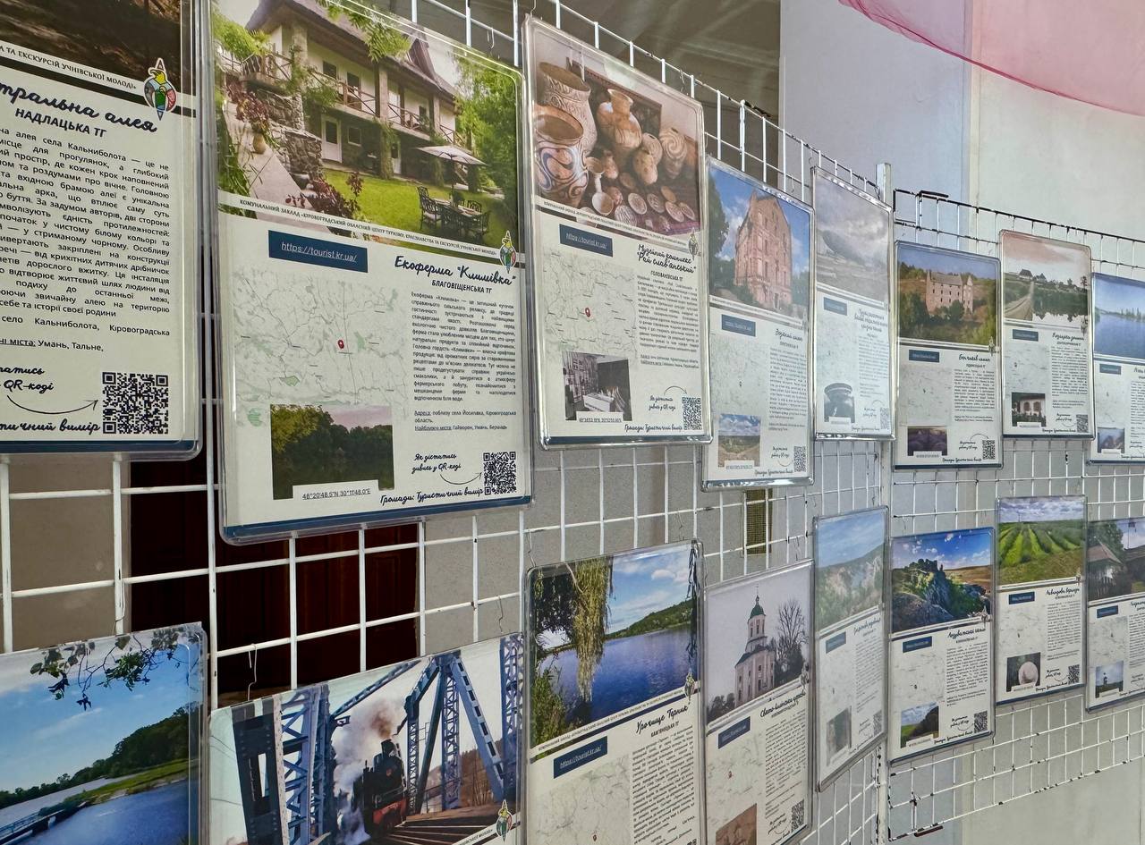 У Світловодську відкрилася виставка про туристичний потенціал Кіровоградщини