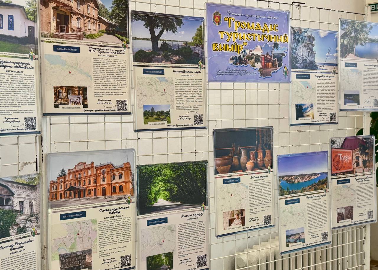 У Світловодську відкрилася виставка про туристичний потенціал Кіровоградщини