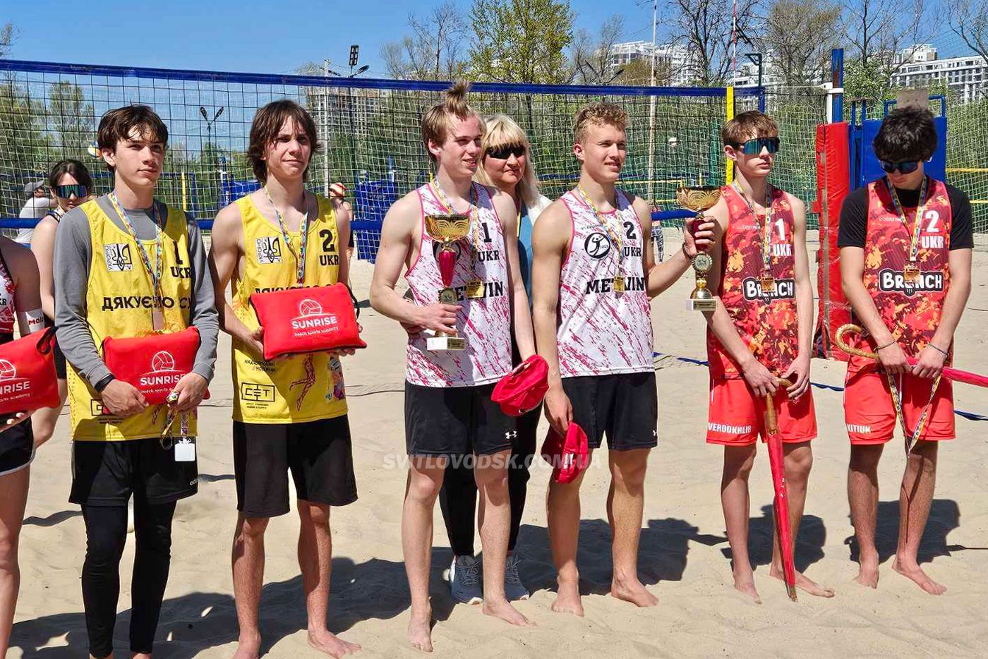 Олександр Хоменко та Андрій Меркулов — чемпіони України з пляжного волейболу серед юнаків