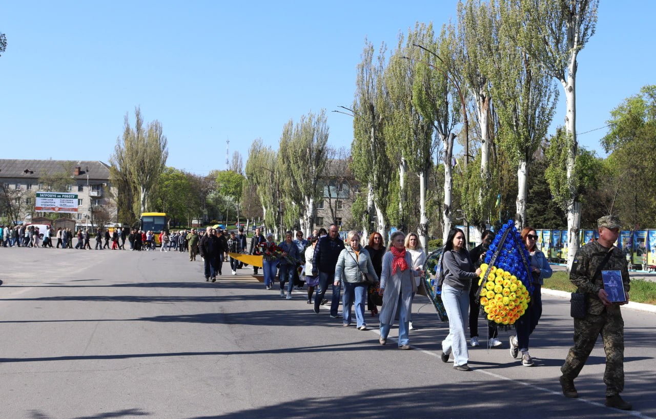 Світловодськ попрощався із захисником Олександром Одомічем