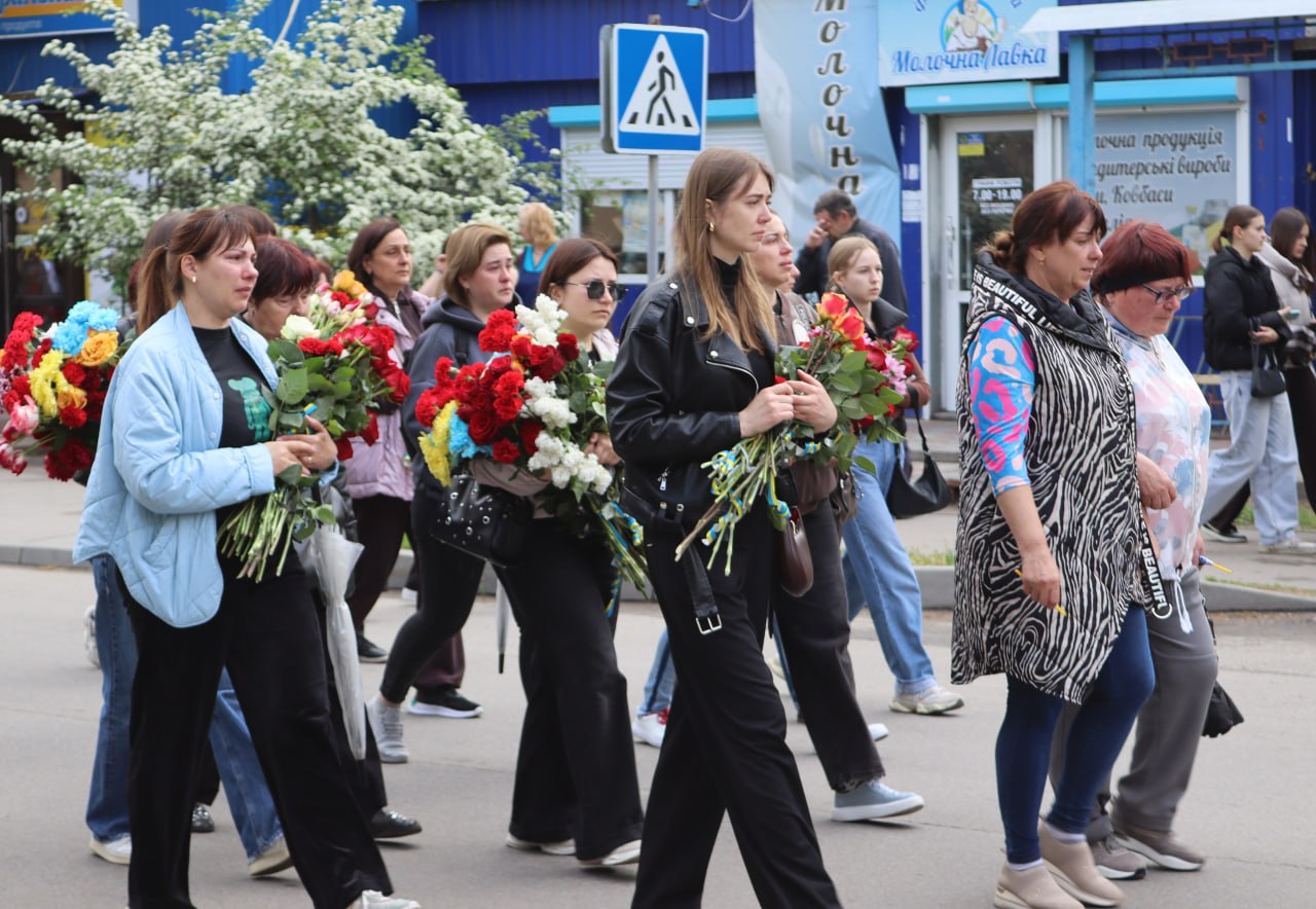 Світловодськ попрощався із захисником Євгеном Сербіним