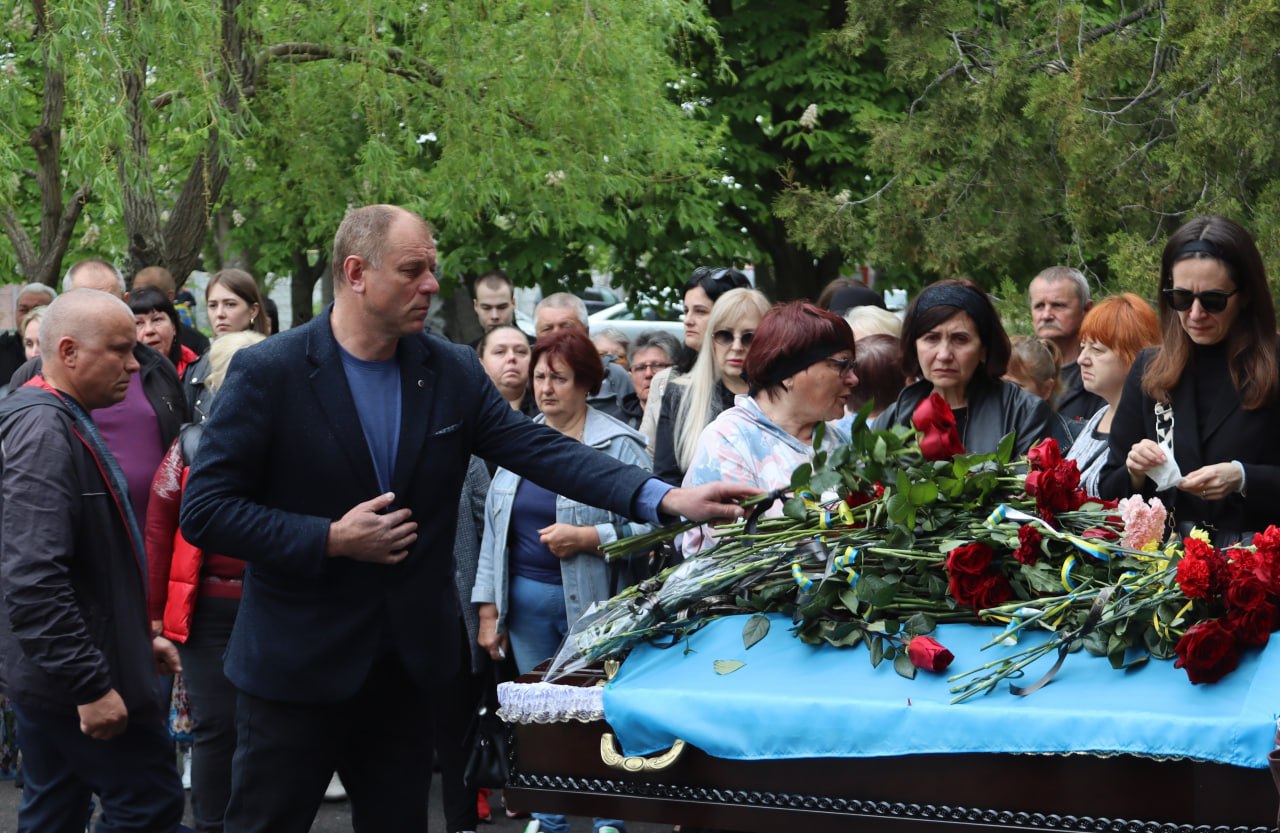Світловодськ попрощався із захисником Євгеном Сербіним