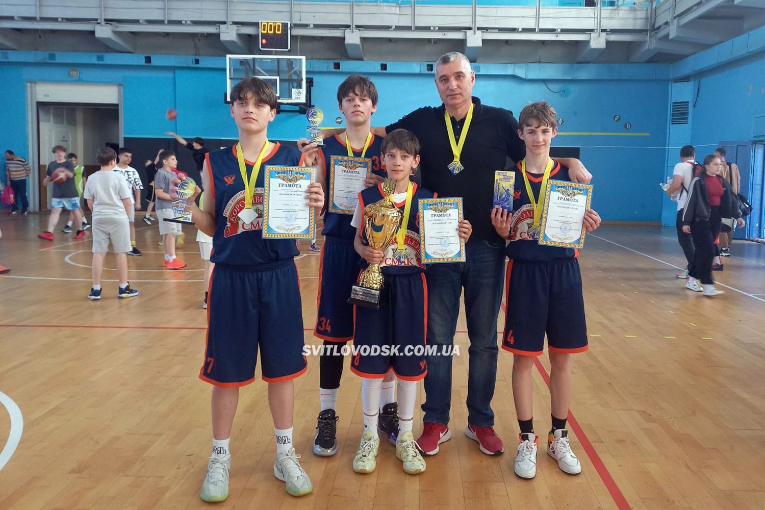 Світловодські «Комети» стали чемпіонами Кіровоградської області з баскетболу