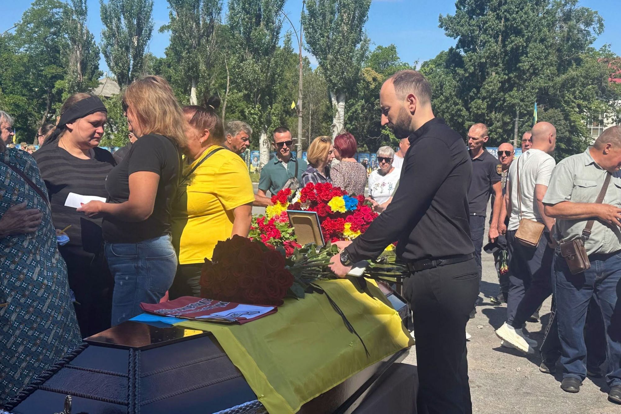 Світловодськ попрощався із захисником Юрієм Погрібним