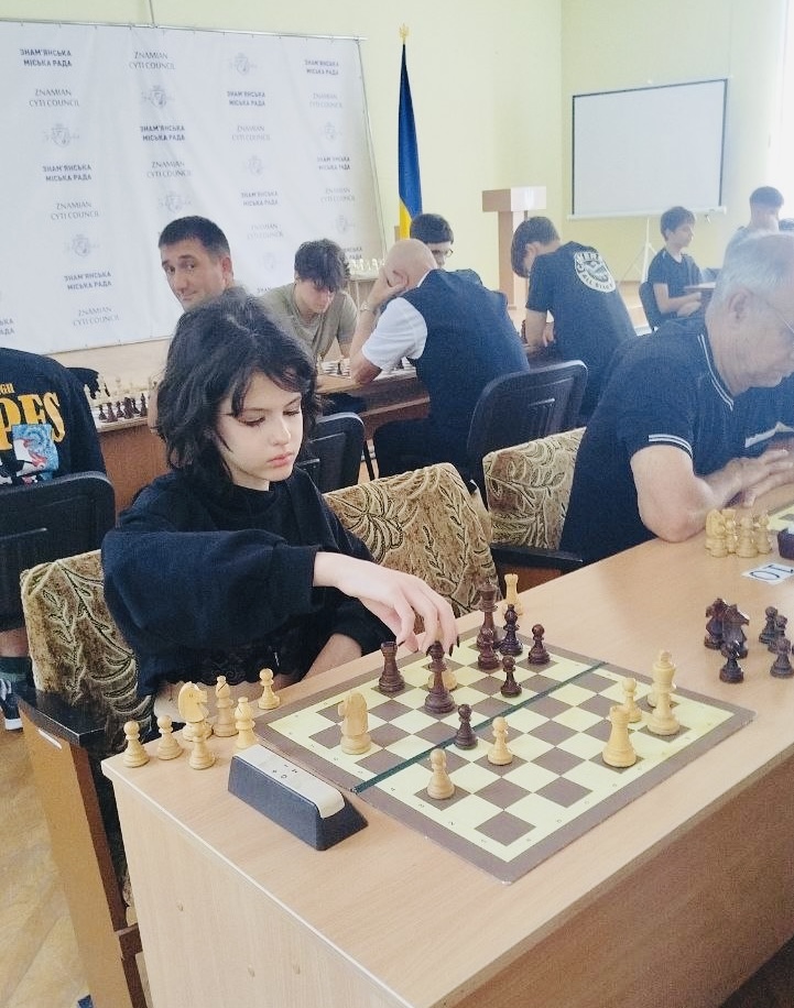 Світловодський шахіст Ігор Денисов здобув перемогу на чемпіонаті Знам'янки зі швидких шахів
