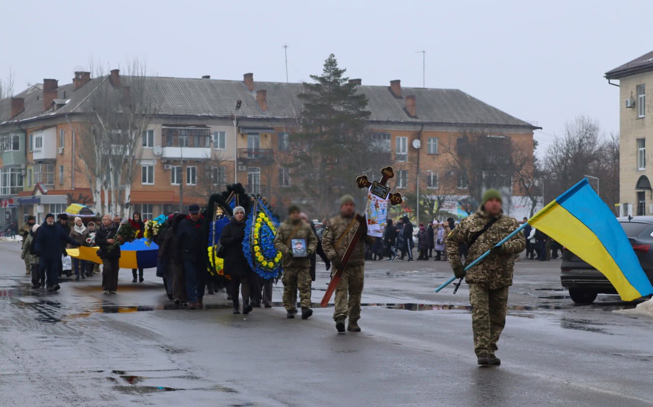 Світловодськ попрощався із захисником Віктором Христенком Світловодськ попрощався із захисником Віктором Христенком