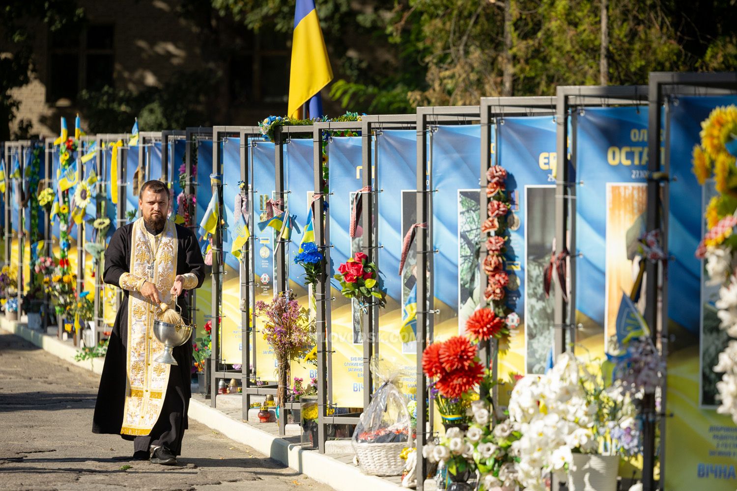 У День Незалежності у Світловодську відкрили третю частину Алеї Слави У День Незалежності у Світловодську відкрили третю частину Алеї Слави