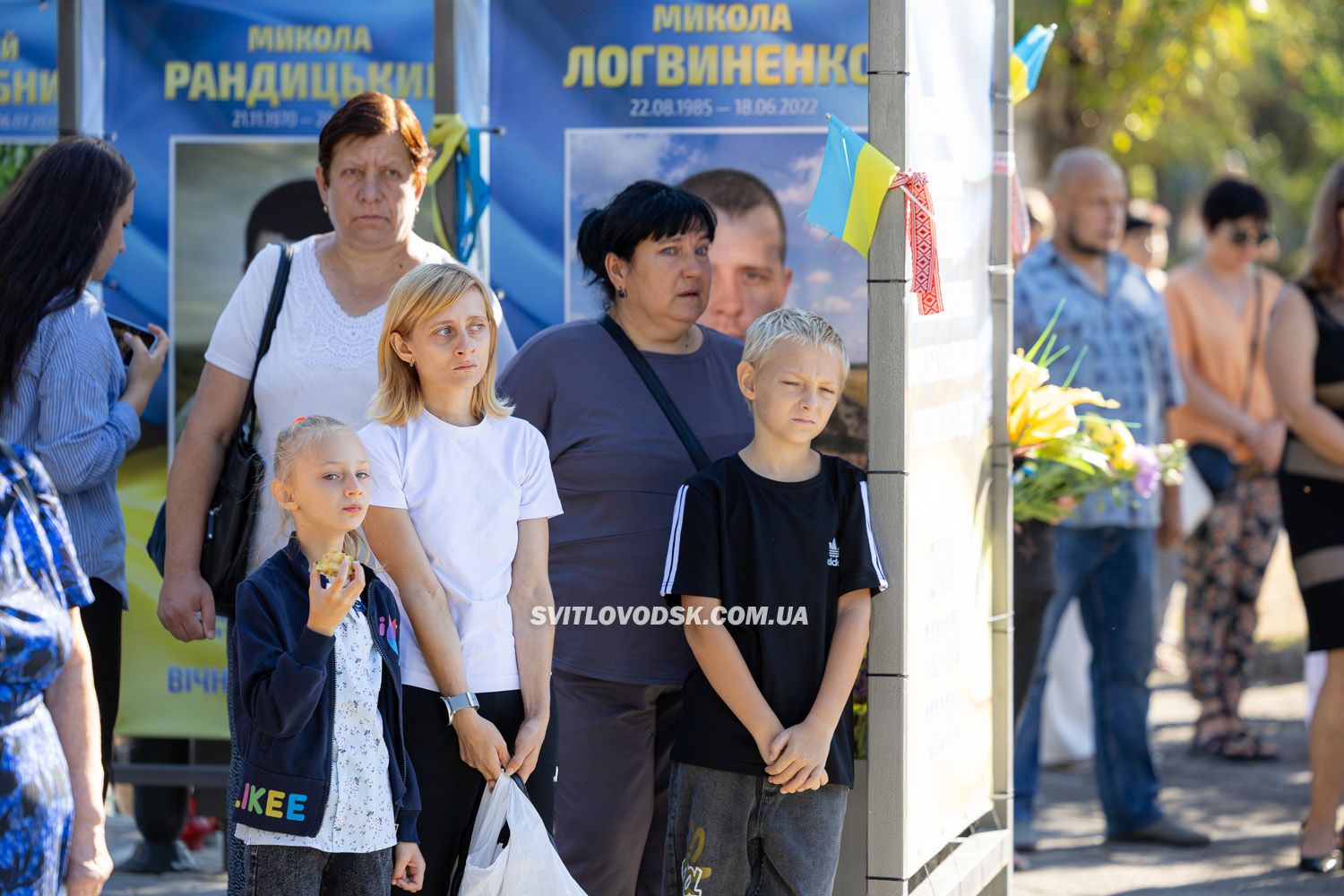 У День Незалежності у Світловодську відкрили третю частину Алеї Слави У День Незалежності у Світловодську відкрили третю частину Алеї Слави