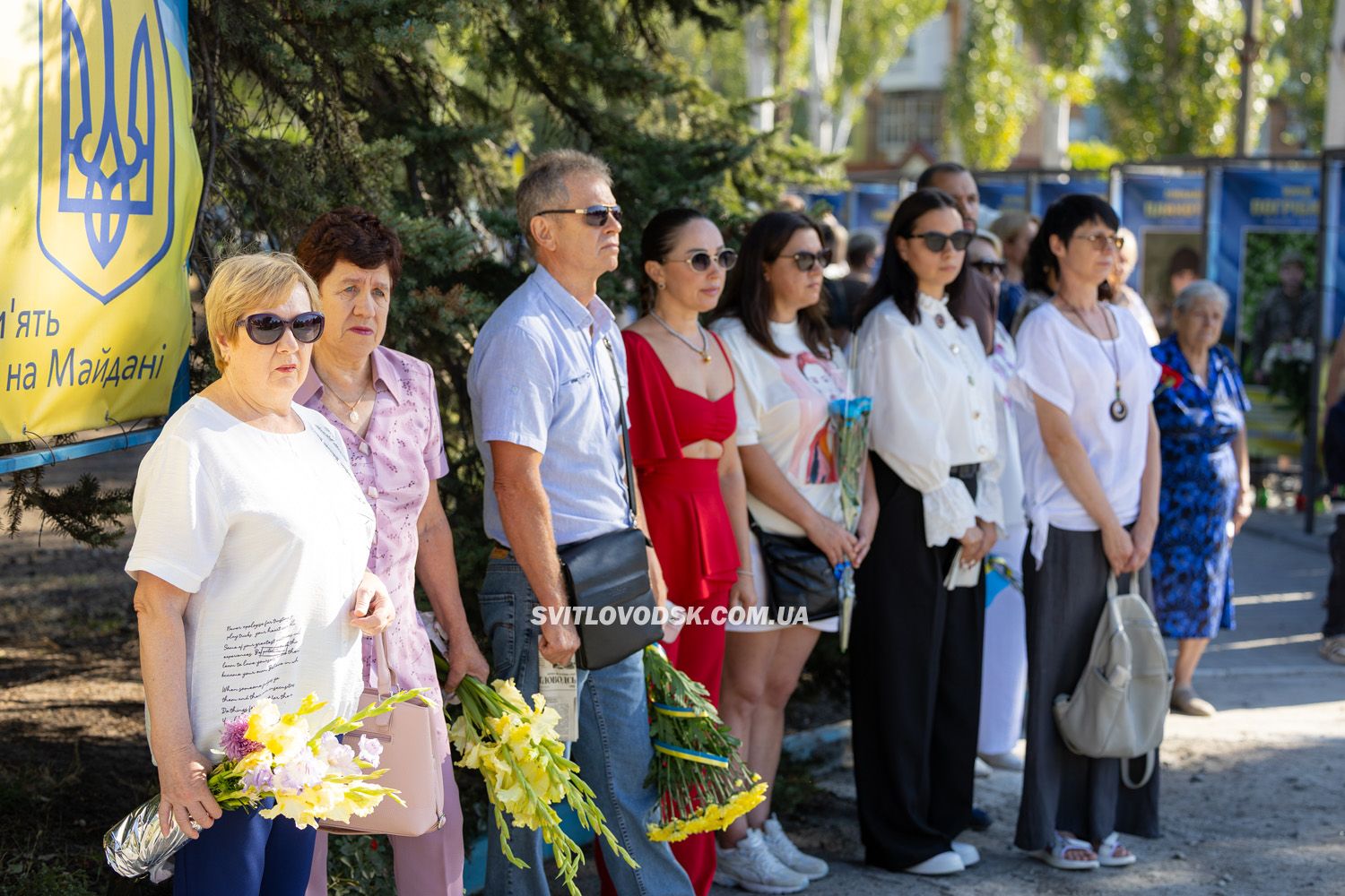 У День Незалежності у Світловодську відкрили третю частину Алеї Слави У День Незалежності у Світловодську відкрили третю частину Алеї Слави