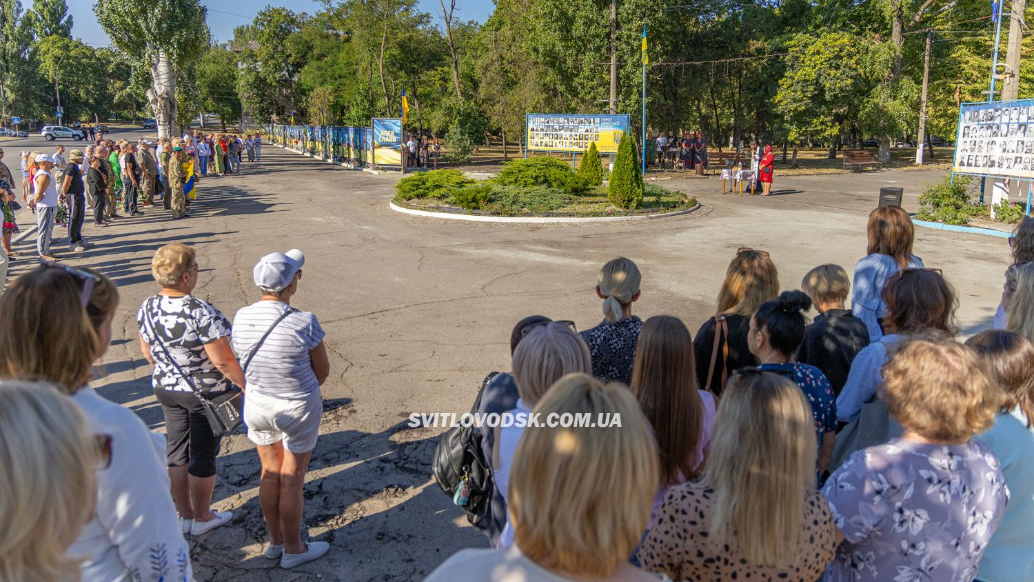 У День Незалежності у Світловодську відкрили третю частину Алеї Слави У День Незалежності у Світловодську відкрили третю частину Алеї Слави