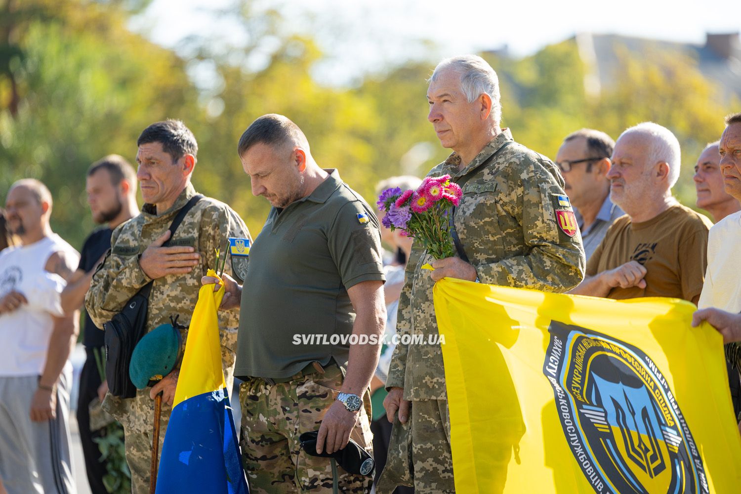 У День Незалежності у Світловодську відкрили третю частину Алеї Слави У День Незалежності у Світловодську відкрили третю частину Алеї Слави