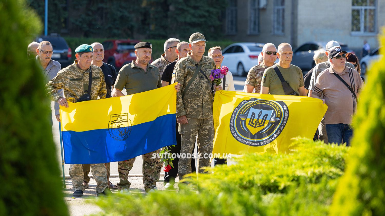 У День Незалежності у Світловодську відкрили третю частину Алеї Слави У День Незалежності у Світловодську відкрили третю частину Алеї Слави