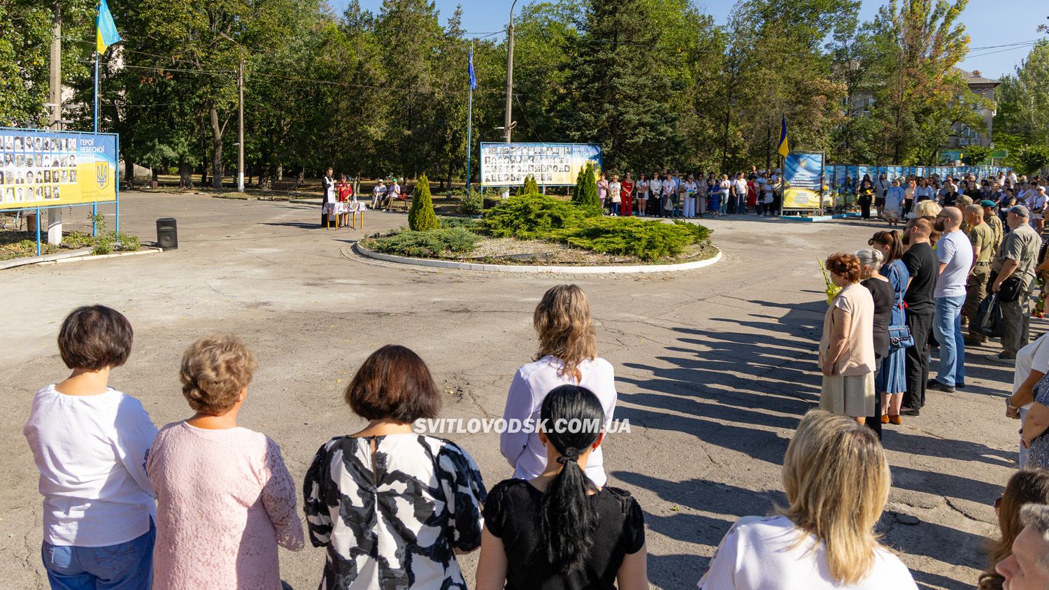 У День Незалежності у Світловодську відкрили третю частину Алеї Слави У День Незалежності у Світловодську відкрили третю частину Алеї Слави